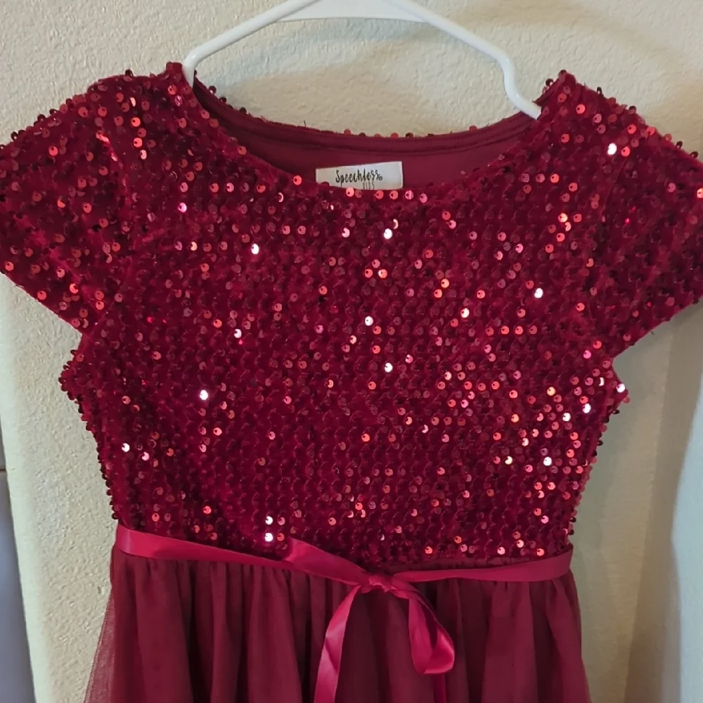 Speechless Red Sequin Dress